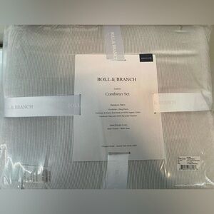INCREDIBLE DEAL/BOLL & BRANCH 3 Piece Comforter Set NWT!  Only 1 left!!